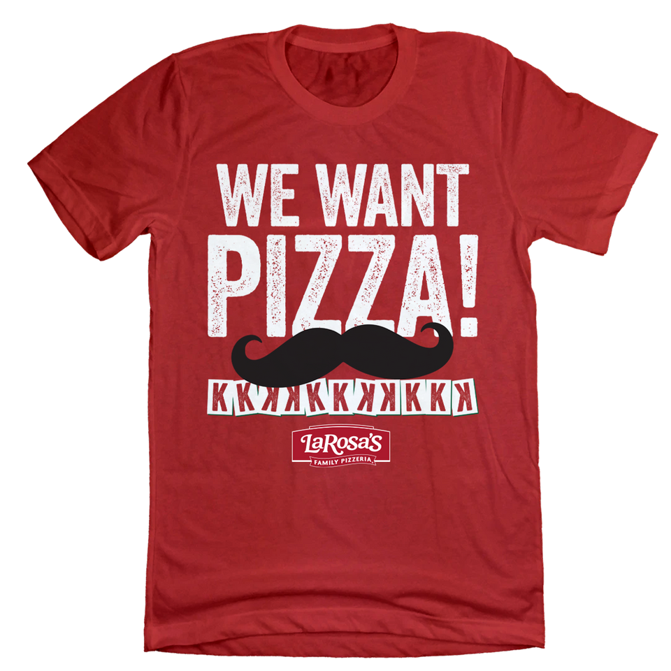 LaRosa's Strikeouts We Want Pizza T-shirt