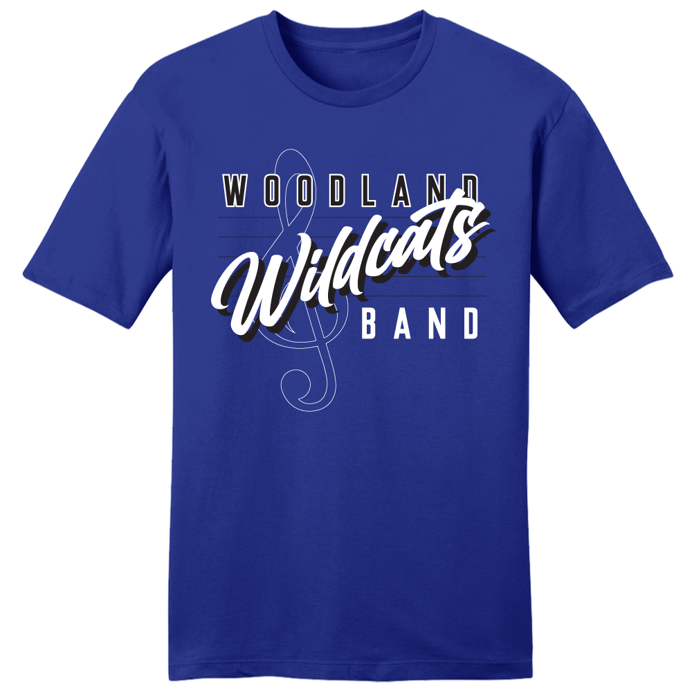 Woodland Middle School Band Clef - Cincy Shirts
