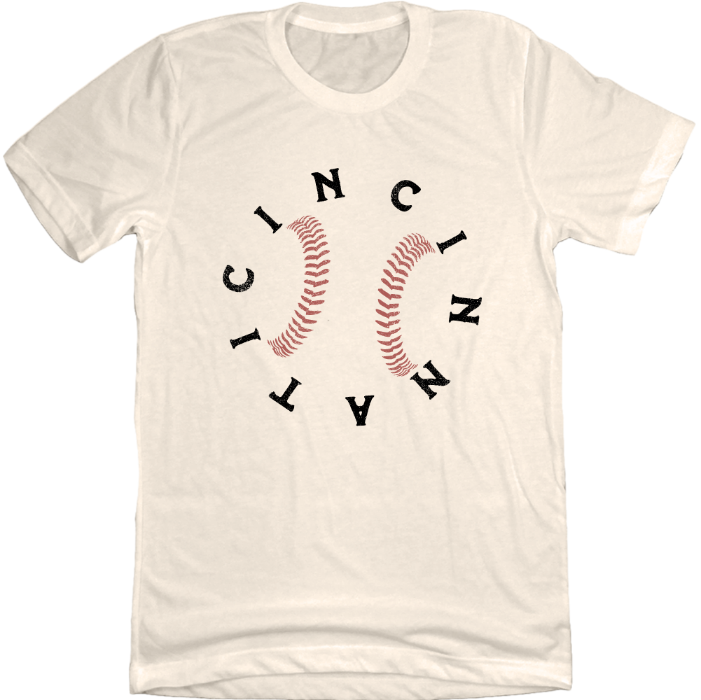 Cincinnati Baseball Circle Design - Cincy Shirts