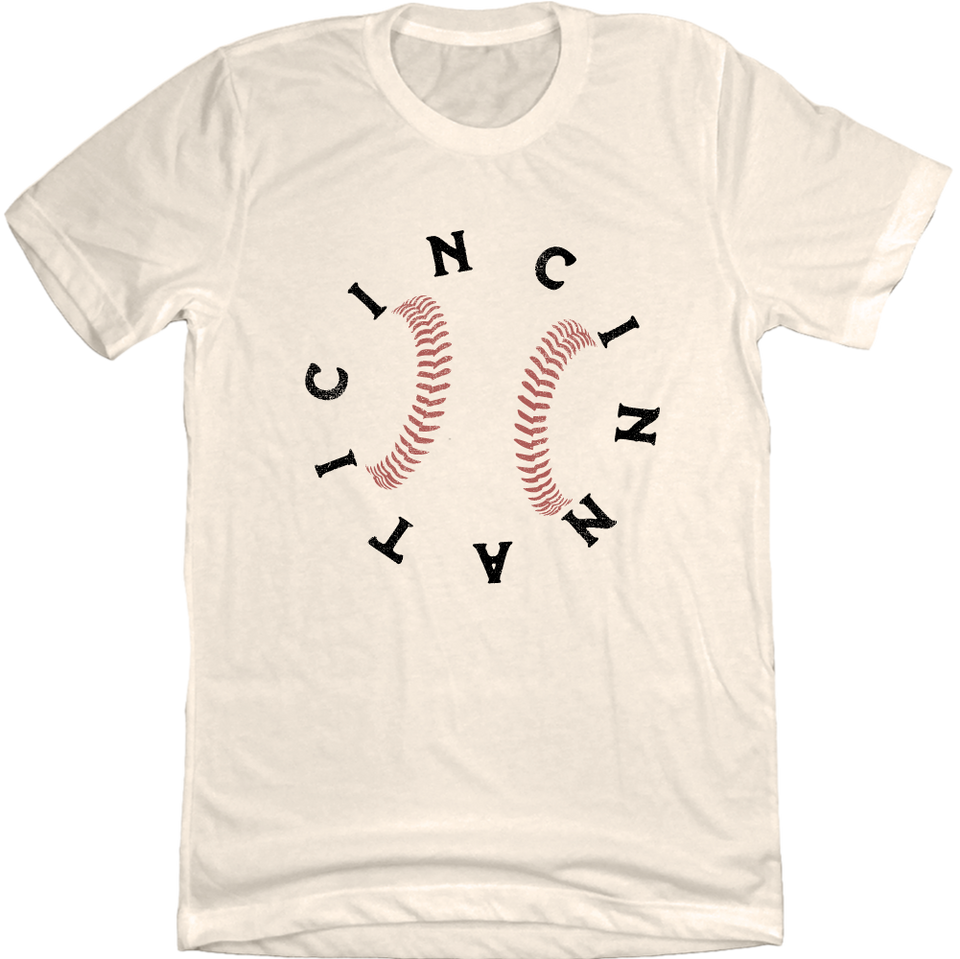 Cincinnati Baseball Circle Design - Cincy Shirts