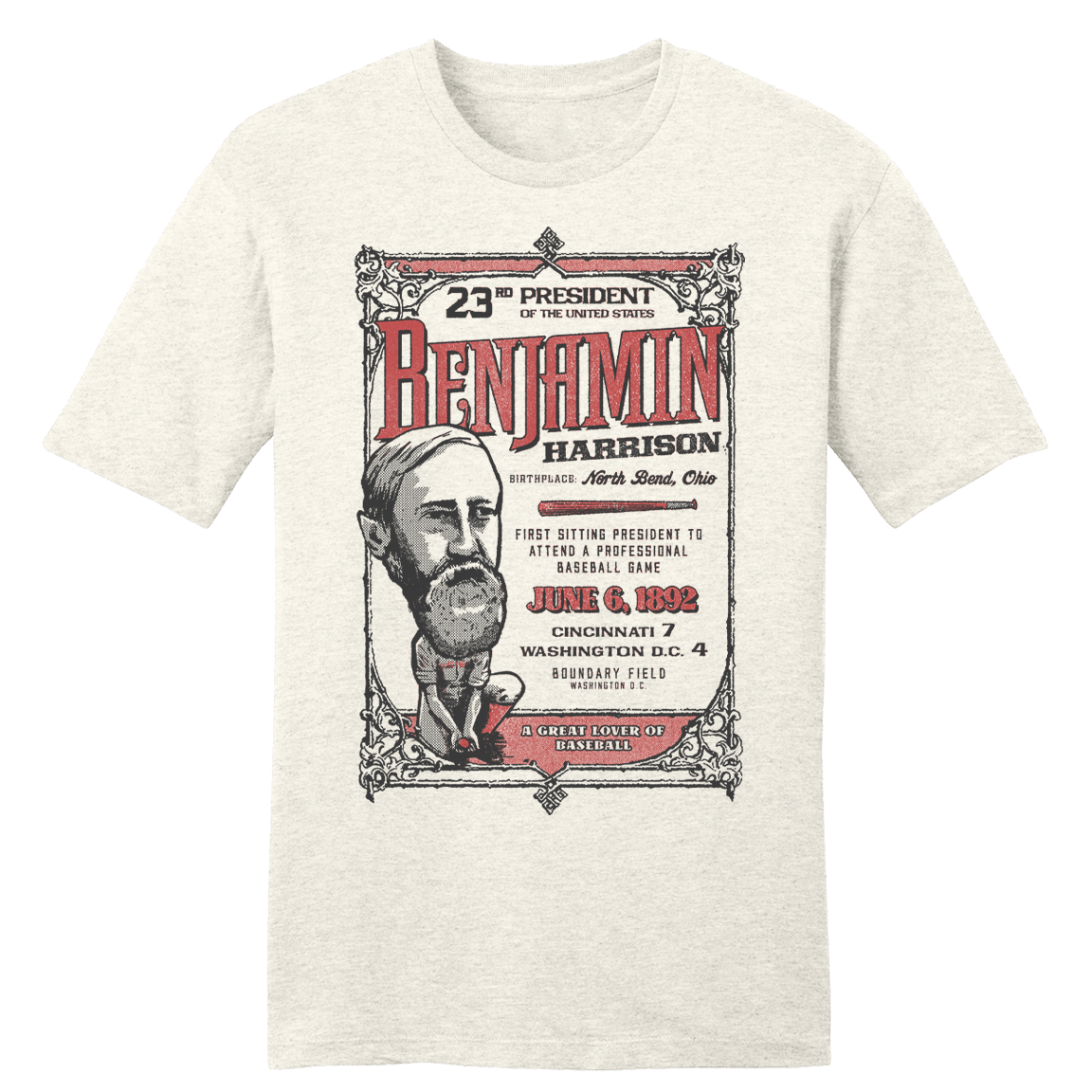 Benjamin Harrison Baseball - Cincy Shirts