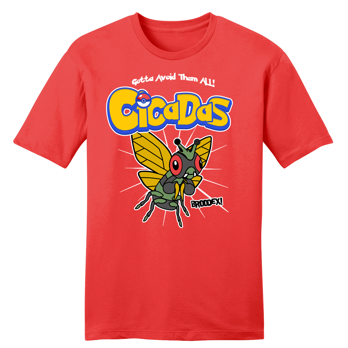 Cicada Broodex "Gotta Avoid Them All!" - Cincy Shirts