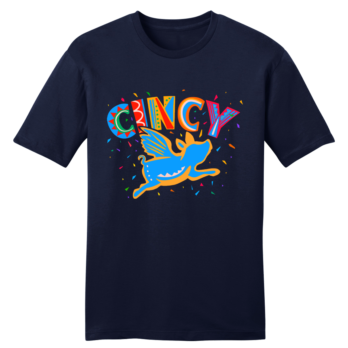 Cincy Fiesta Flying Pig tee