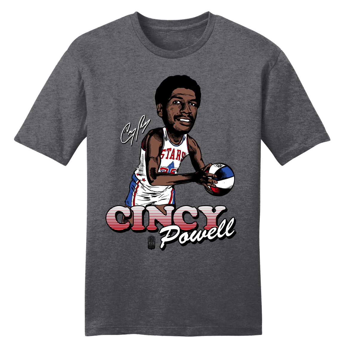 Official Cincy Powell ABA Player Tee - Cincy Shirts