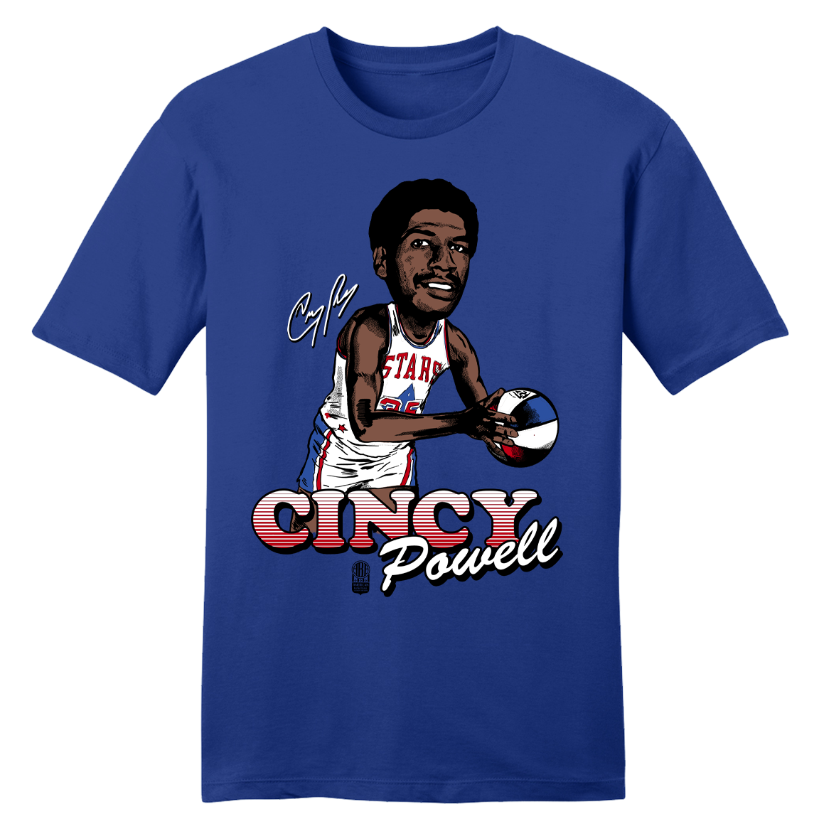 Official Cincy Powell ABA Player Tee - Cincy Shirts