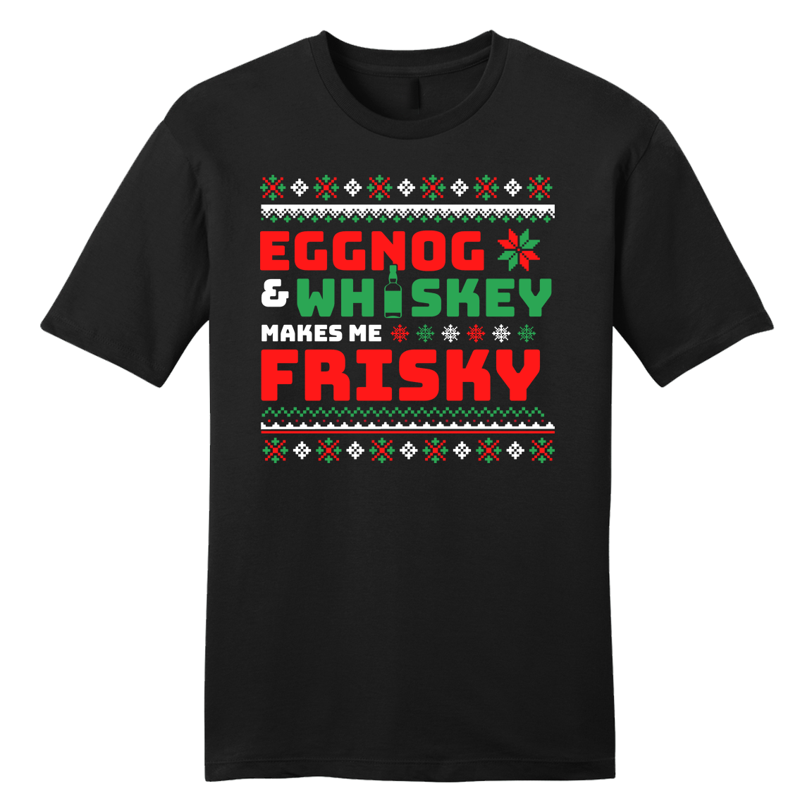 Eggnog Whiskey Frisky tee