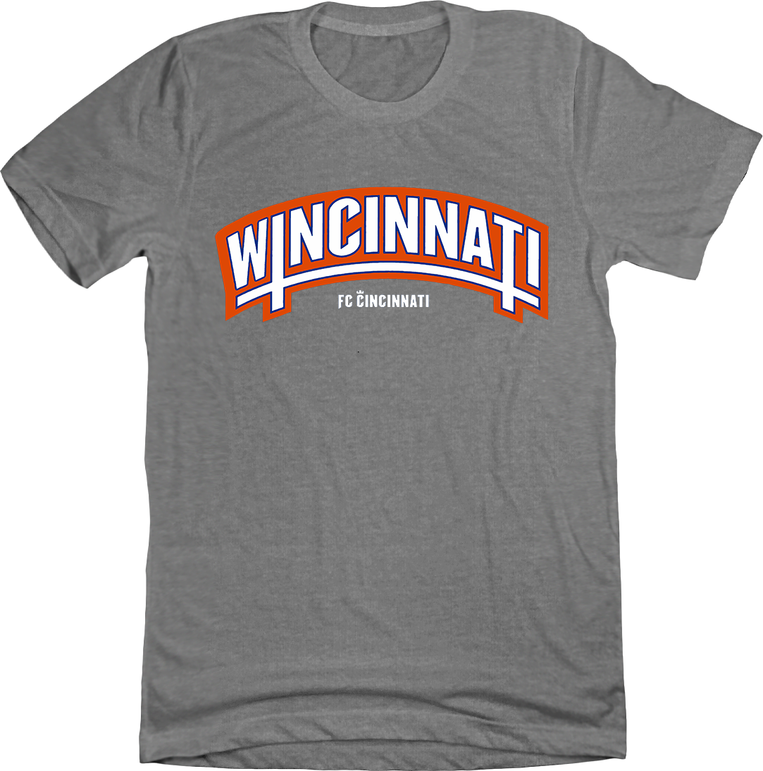Wincinnati Soccer Cincy Shirts T-shirt grey