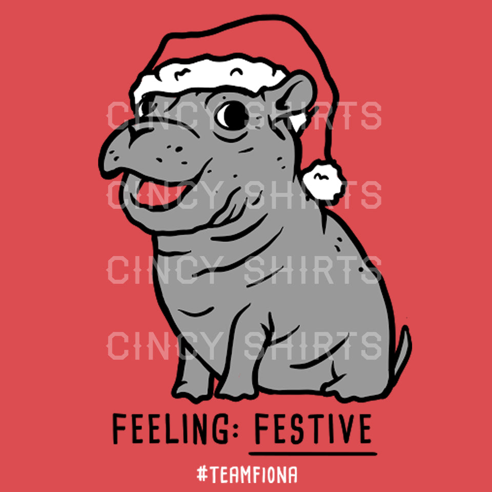 Fiona Feeling Festive Holiday Tee - Cincy Shirts