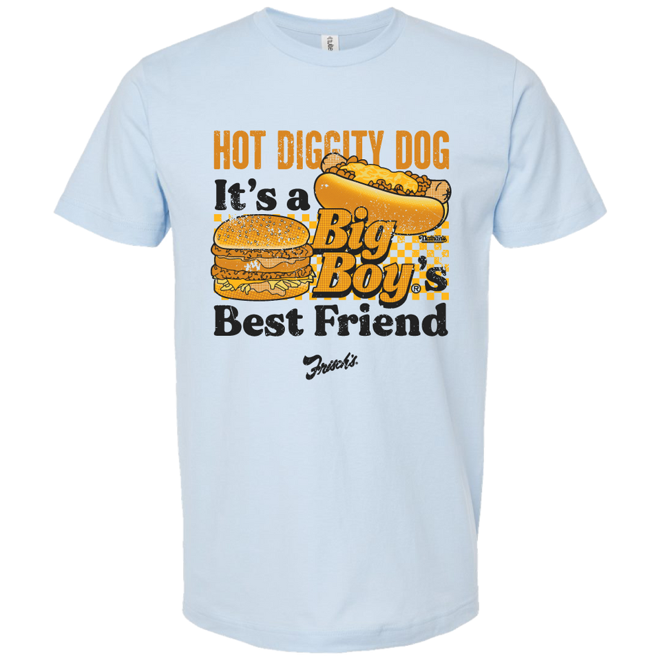 Hot Diggity Dog Big Boy's Best Friend T-shirt