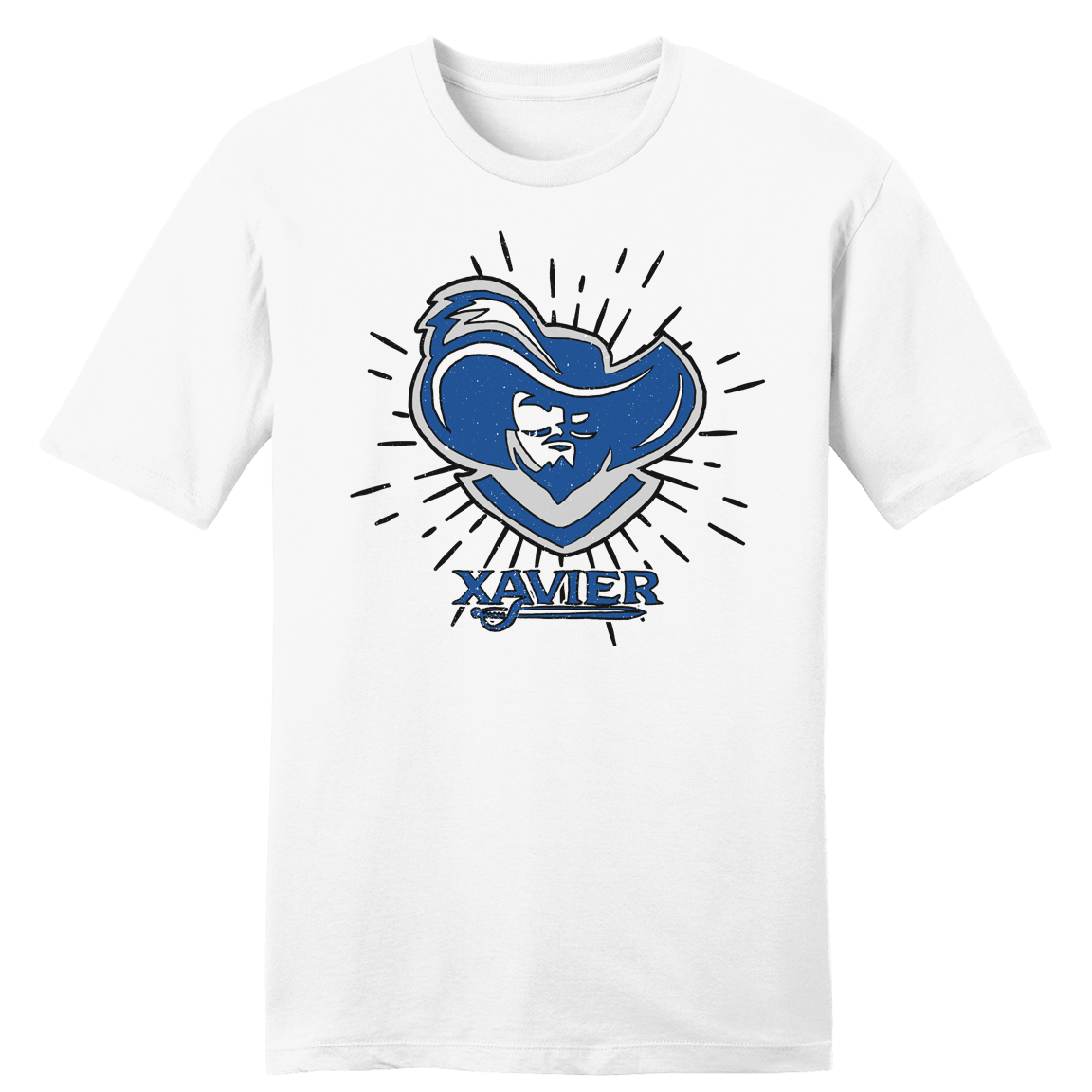 Xavier Hand Drawn Musketeer tee