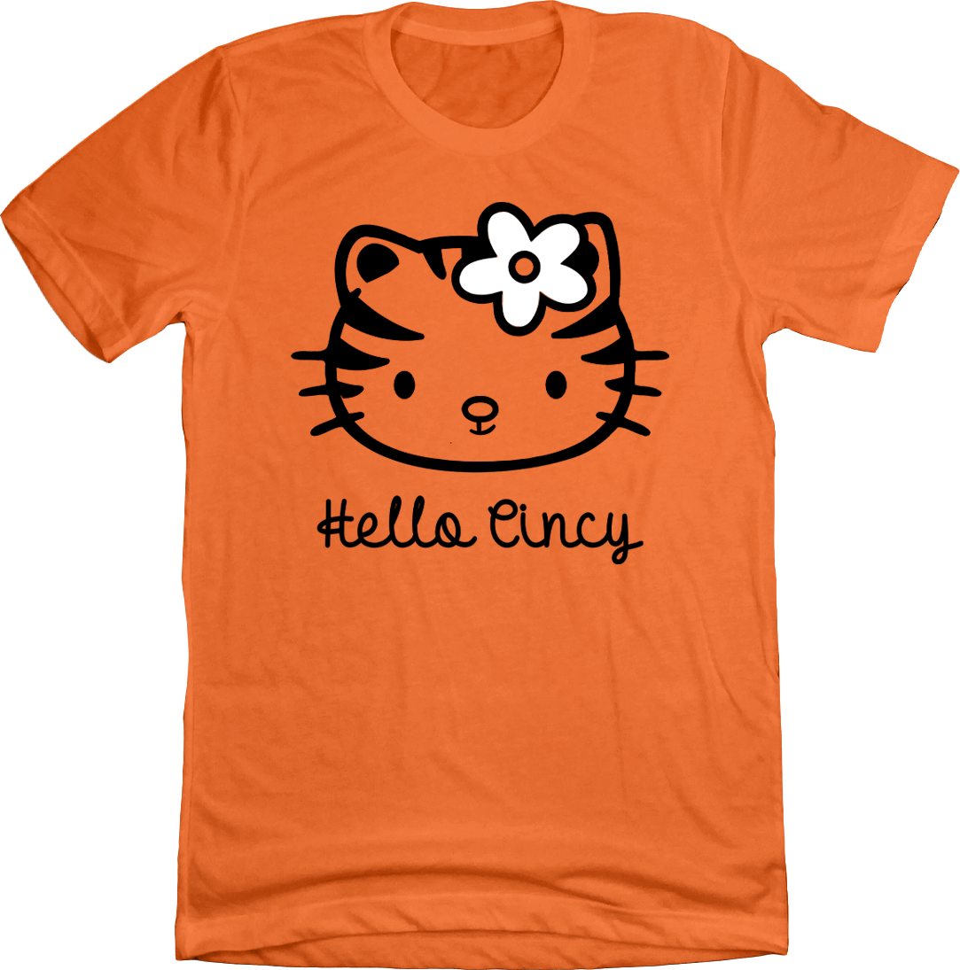 Kitty Hello オレンジ XL コラボTシャツ CHANMINA x KITTY HELLO Summer Tee Cherry Tシャツ・アパレル