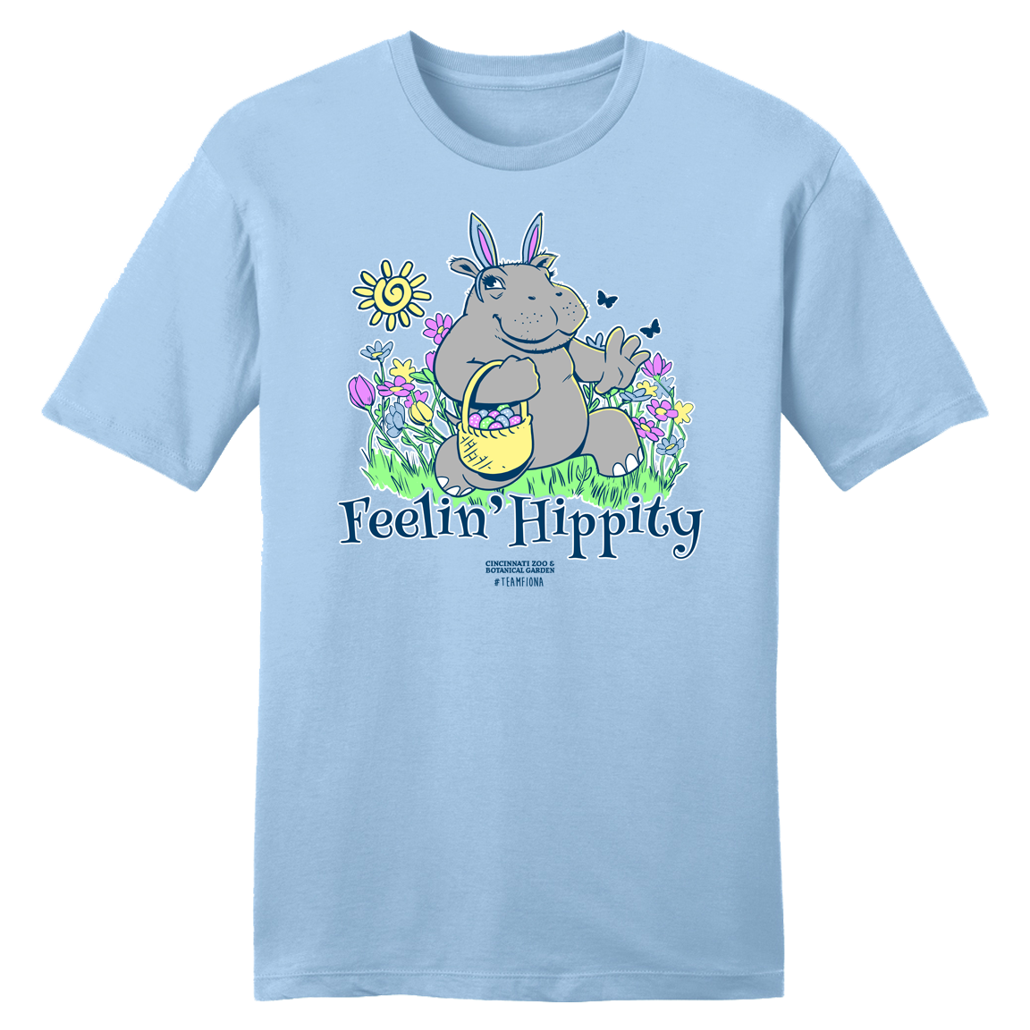 Feeling Hippity - Fiona The Hippo Easter - Cincy Shirts