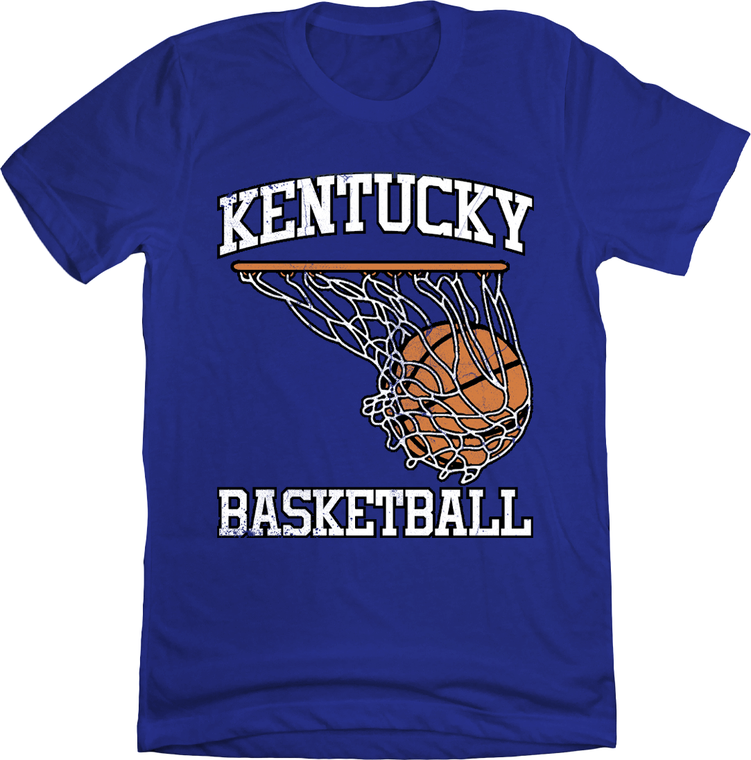 Kentucky Basketball Hoop Swoosh - Cincy Shirts