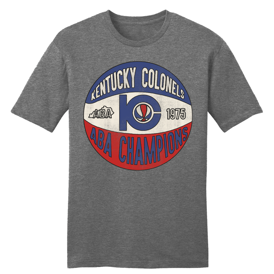 Kentucky Colonels 1975 ABA Champs Grey T-shirt