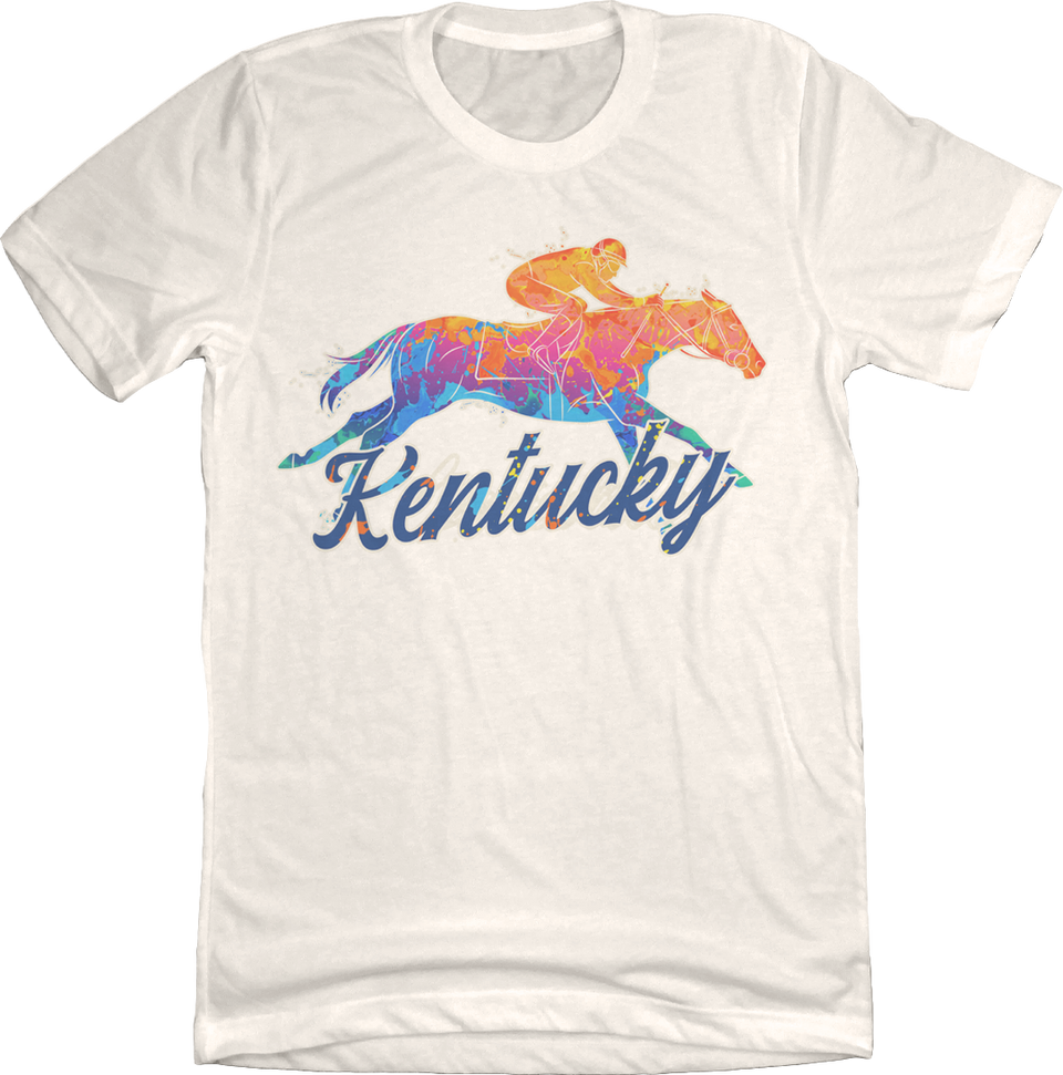 Kentucky Horse Splatter Pattern Natural - Cincy Shirts