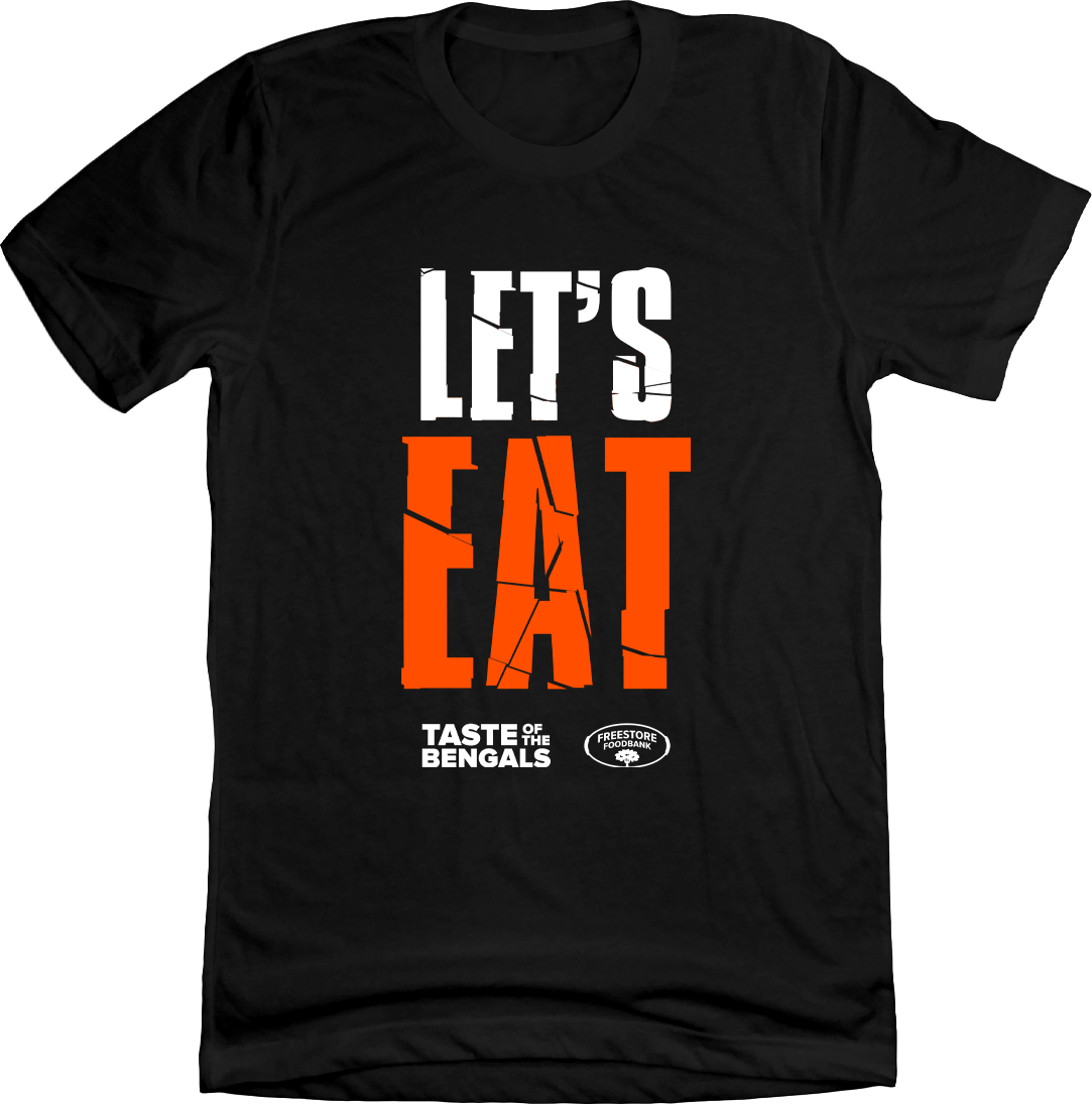 Let's Eat Freestore Foodbank T-shirt