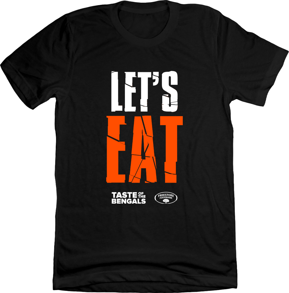 Let's Eat Freestore Foodbank T-shirt