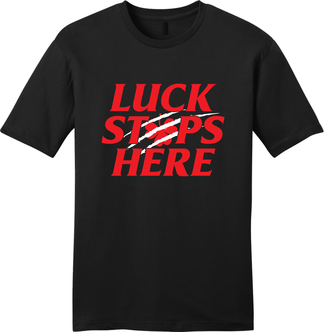 Luck Stops Here tee