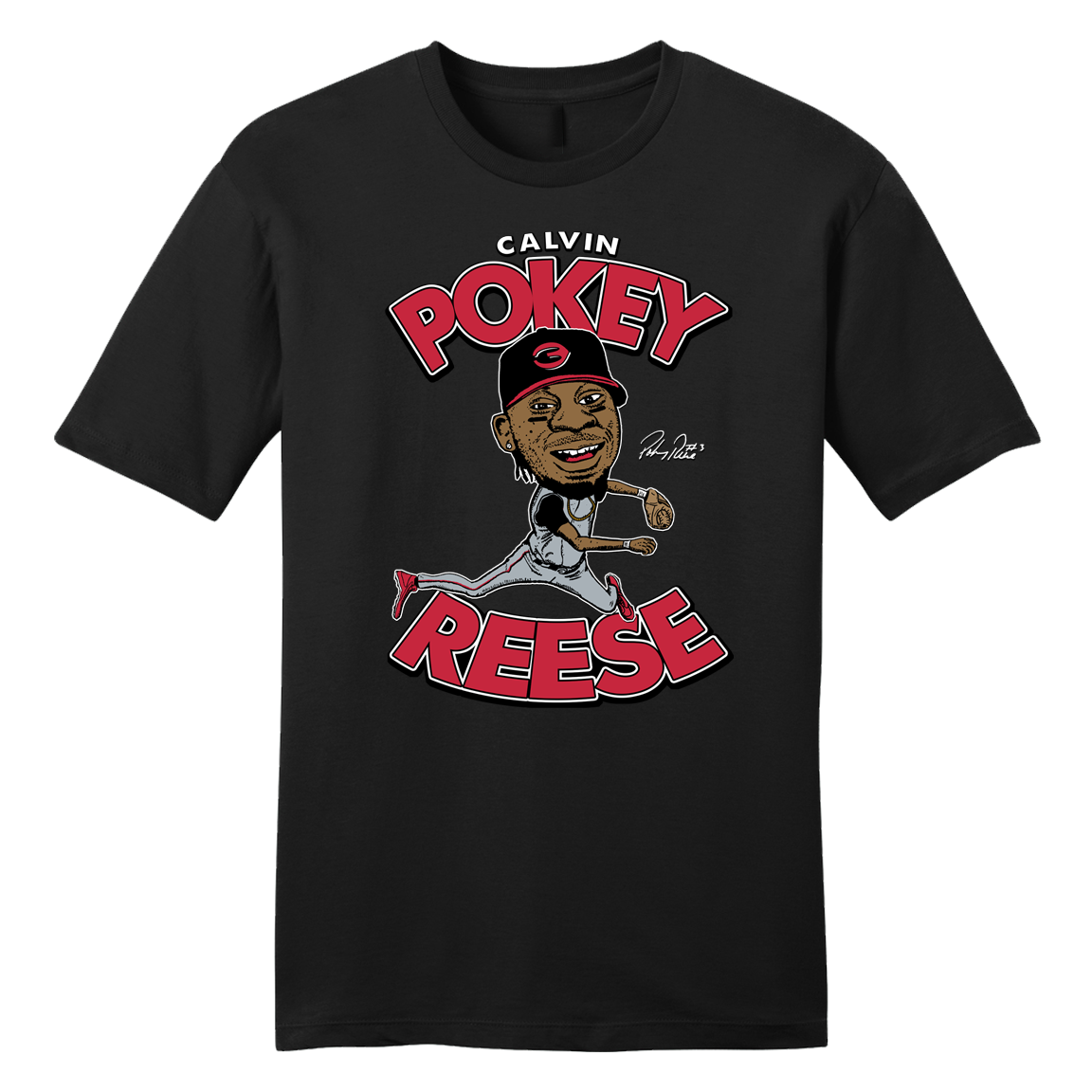 Pokey Reese Tee Black