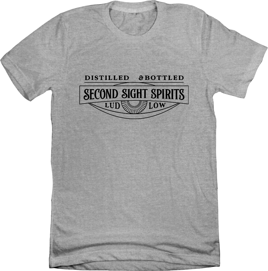 Second Sight Spirits Logo Cincy Shirts light grey T-shirt