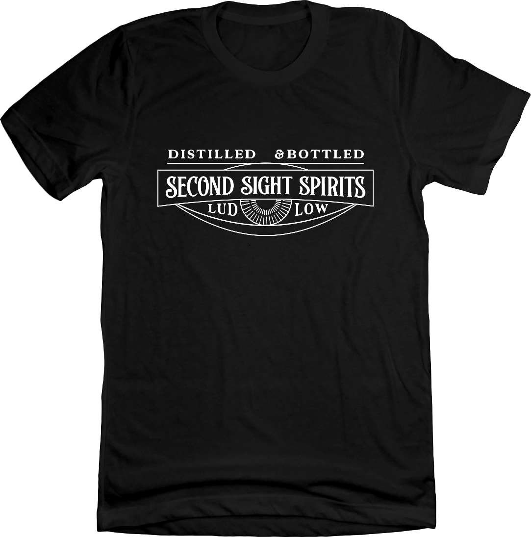 Second Sight Spirits Logo Cincy Shirts Black T-shirt