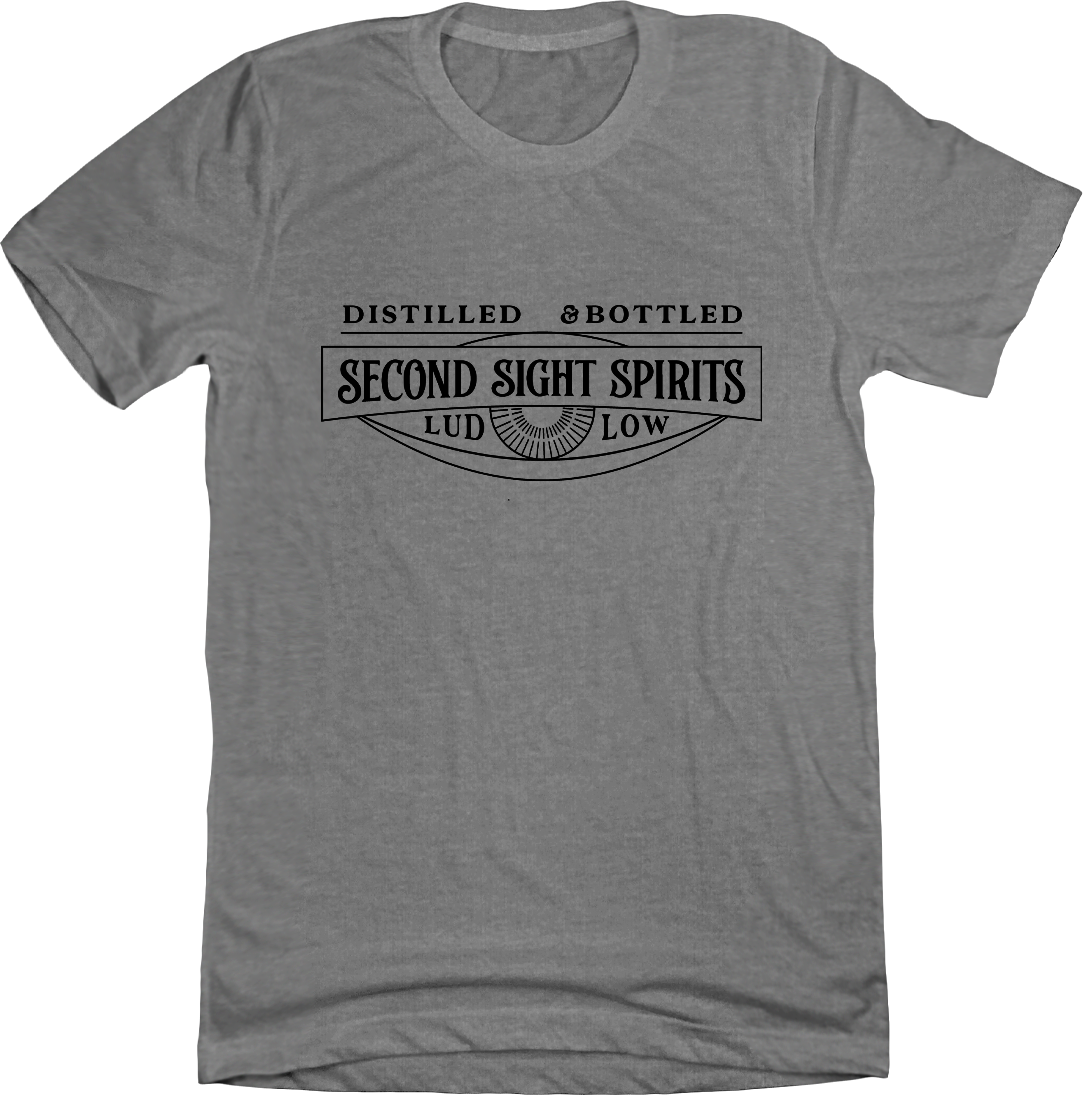 Second Sight Spirits Logo Cincy Shirts Heather Grey T-shirt