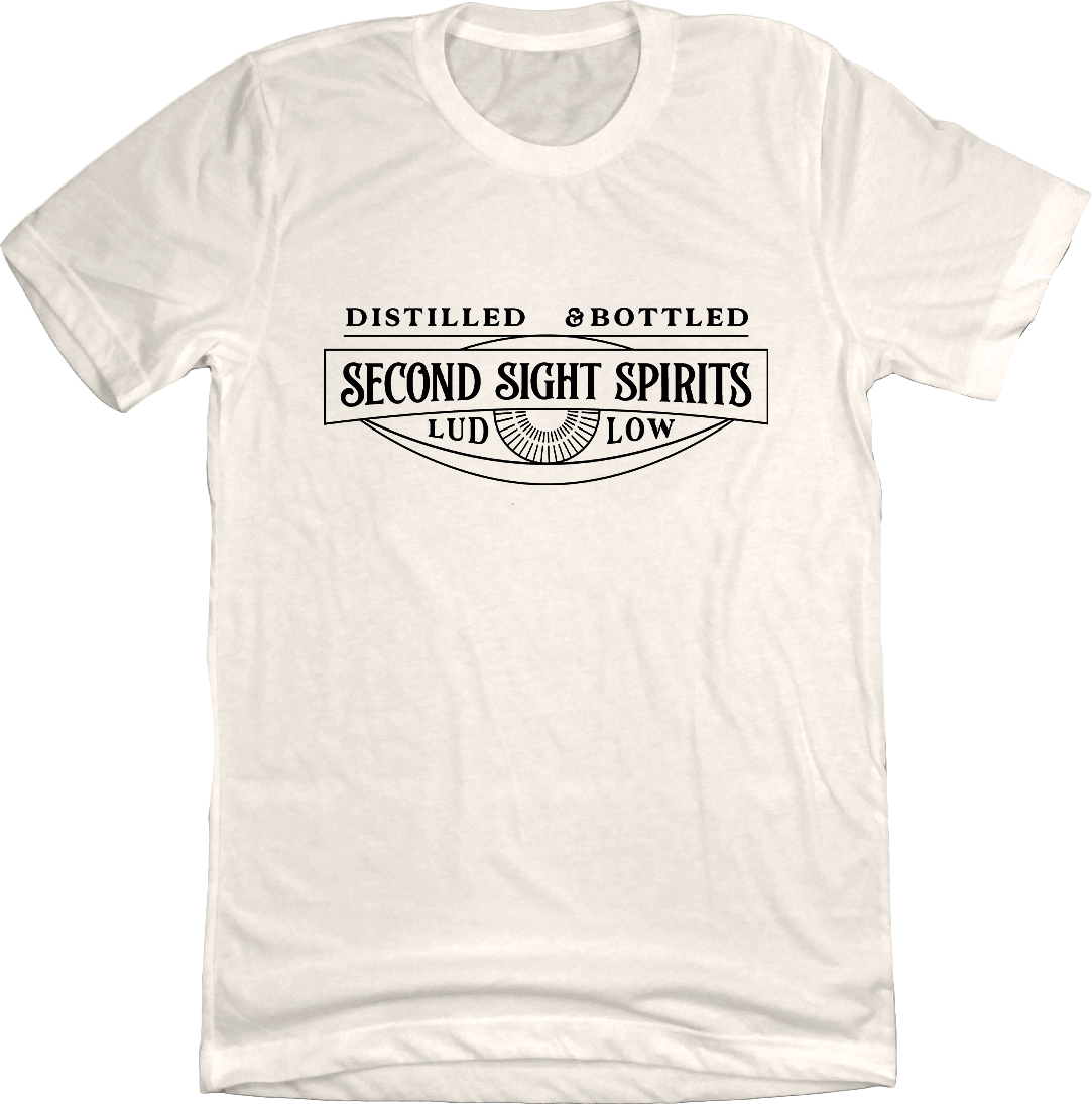 Second Sight Spirits Logo Cincy Shirts Natural White T-shirt