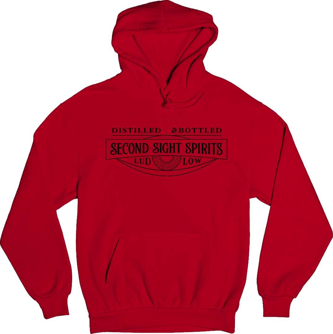 Second Sight Spirits Logo Cincy Shirts Red Hoodie