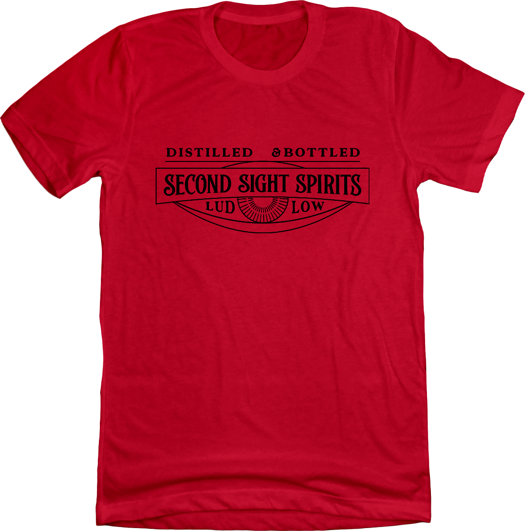 Second Sight Spirits Logo Cincy Shirts Red T-shirt