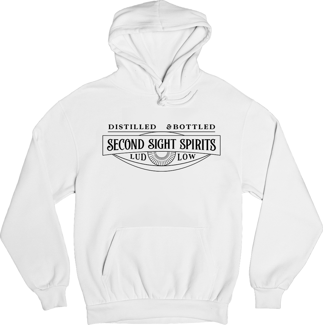 Second Sight Spirits Logo Cincy Shirts White Hoodie