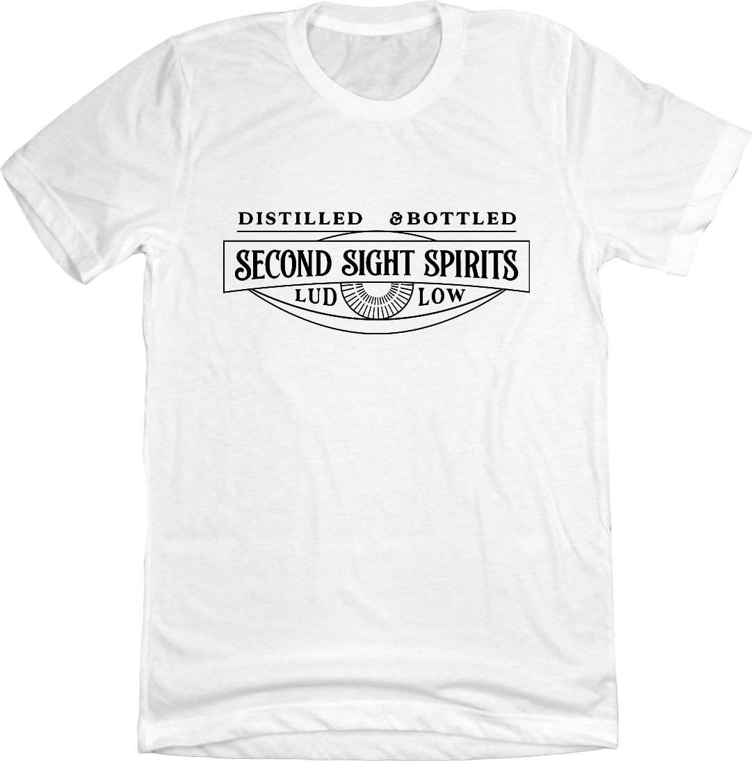 Second Sight Spirits Logo Cincy Shirts T-shirt White
