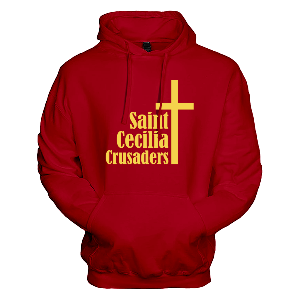 St. Cecilia Crusaders Gold Cross - Cincy Shirts
