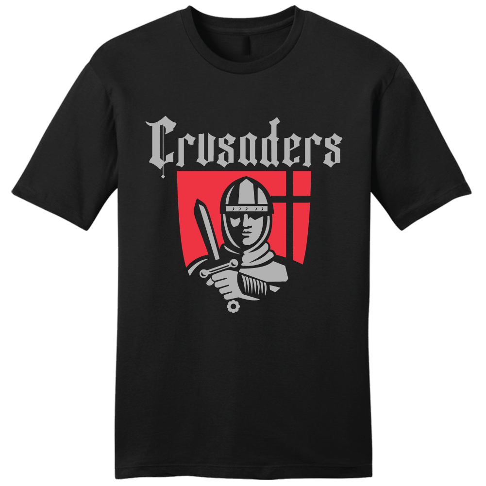 St. Cecilia Crusaders Logo Black - Cincy Shirts
