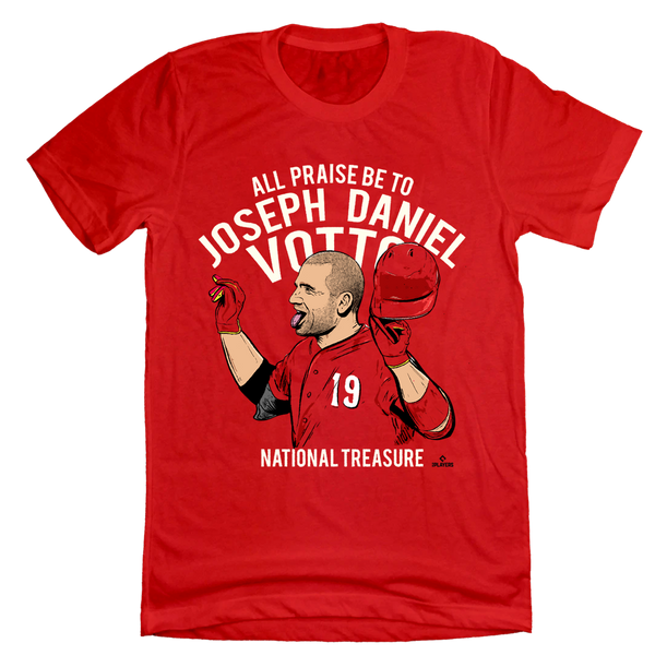 Joey votto Retro Series Tee | Cincinnati mlbpa Apparel | Cincy Shirts Unisex T-Shirt / Black / S