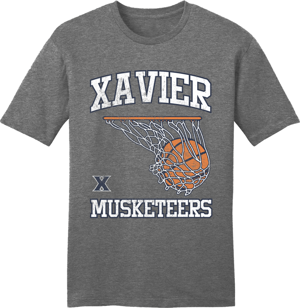 Xavier Vintage Basketball Swoosh T-shirt