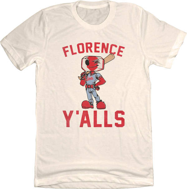 Official florence Y'alls Mascot Star Creamy Shirt, hoodie, sweater