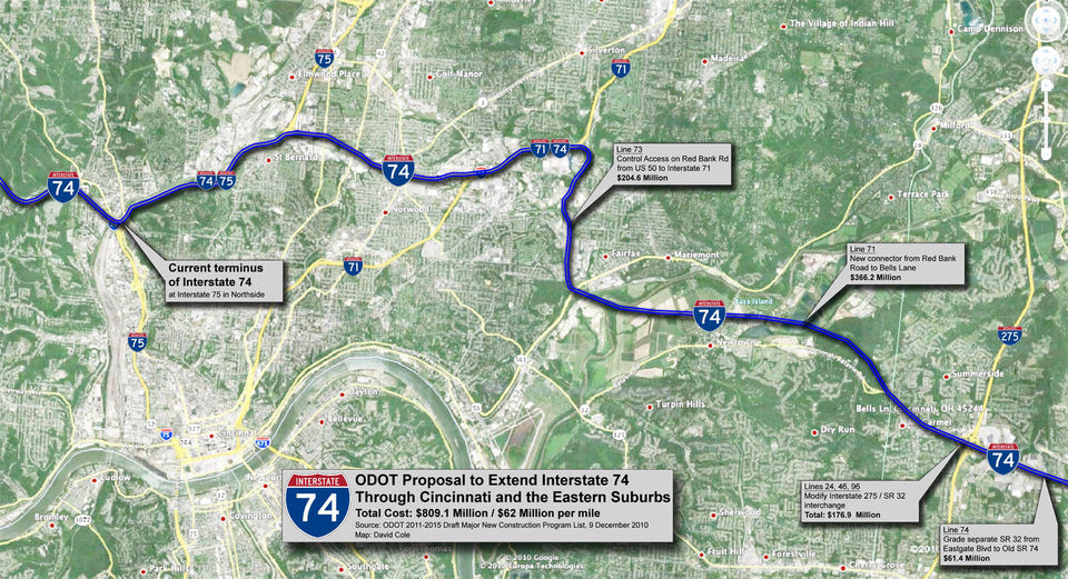 I 74 Map