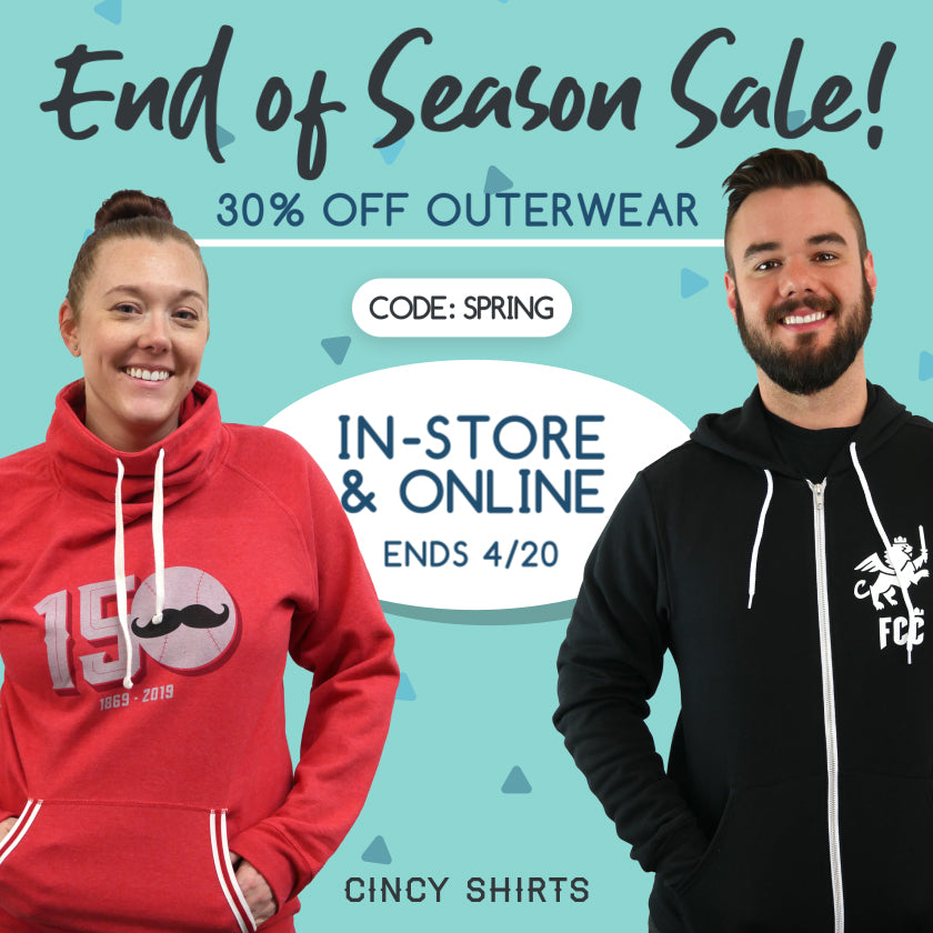 It's Our End of Season Sale!
