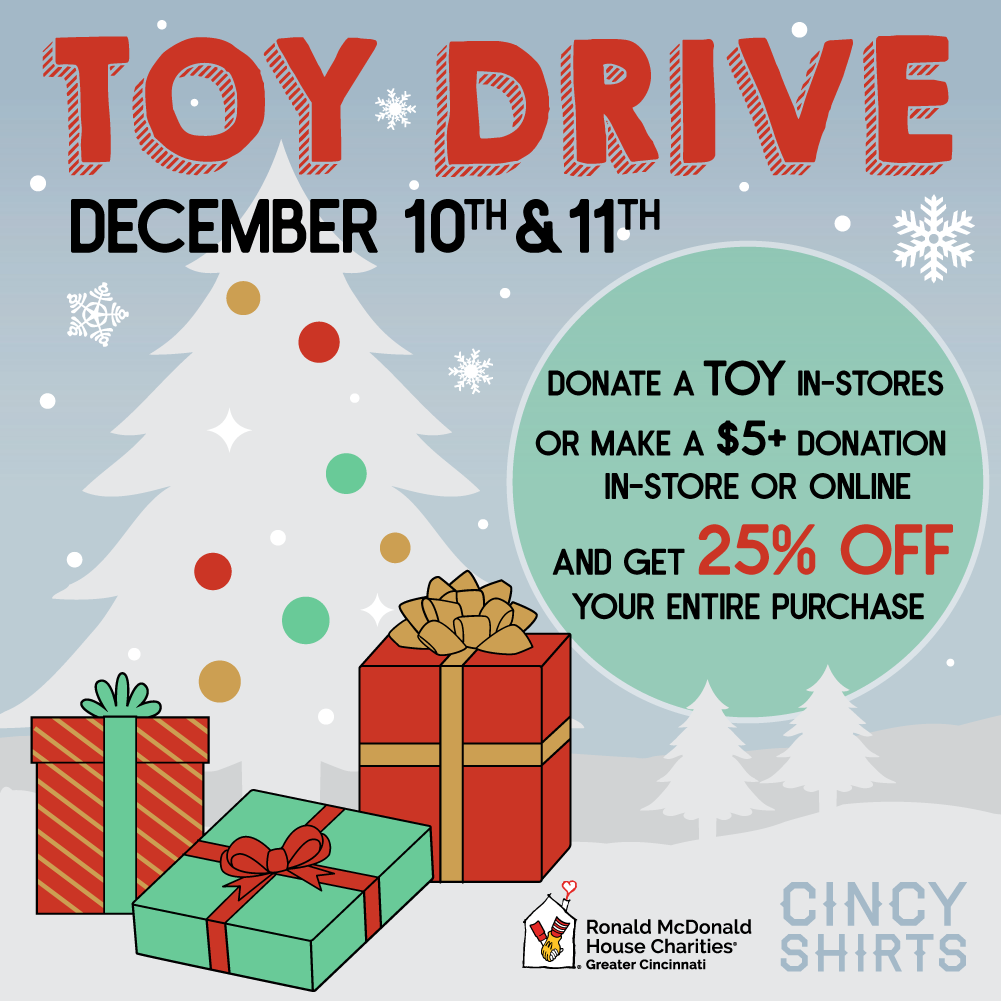 Cincy Shirts' 2022 Toy Drive