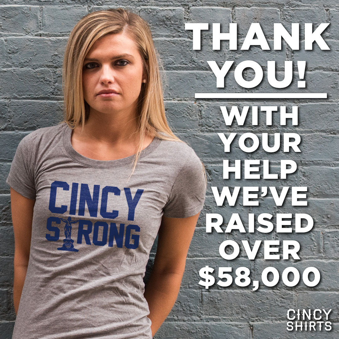 Cincy Shirts Raises Over $50,000 With #CincyStrong Fundraiser