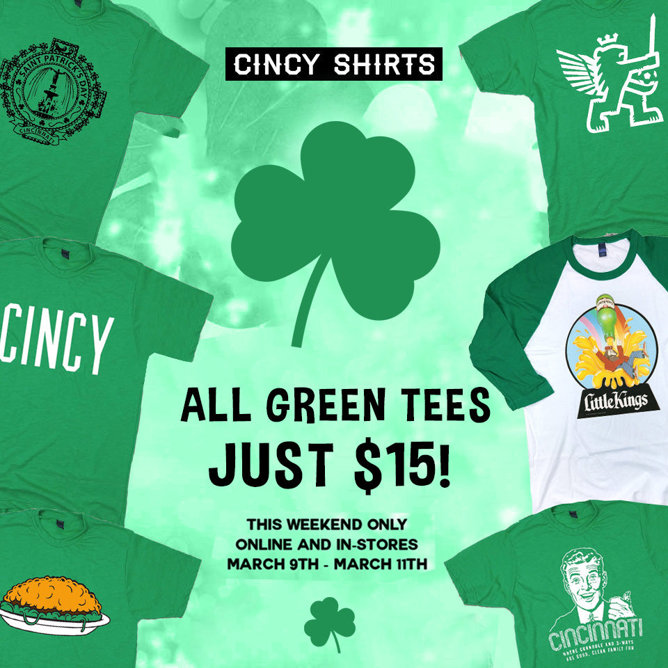 $15 Green Tees Sale!