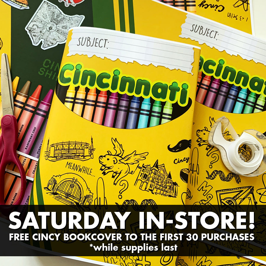 Free Cincinnati Bookcover this Saturday In-Stores!