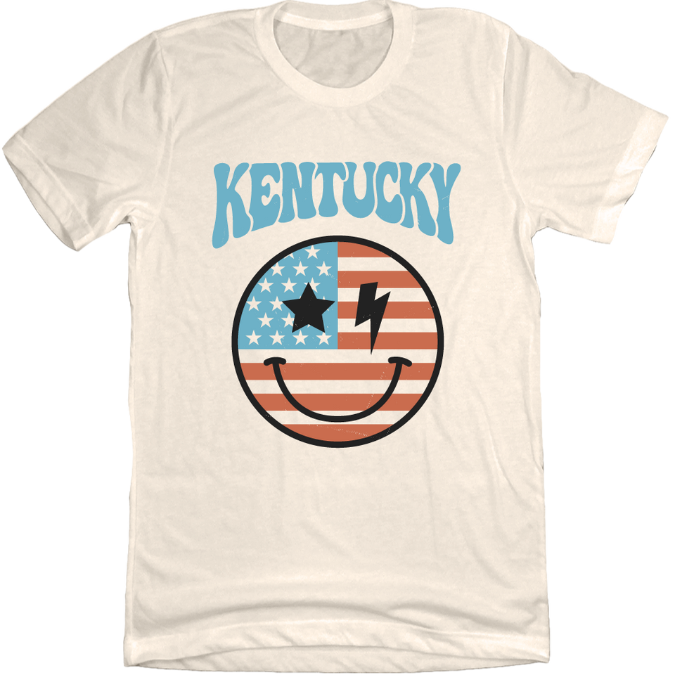 Kentucky Stars & Stripes Smile T-shirt Cincy Shirts