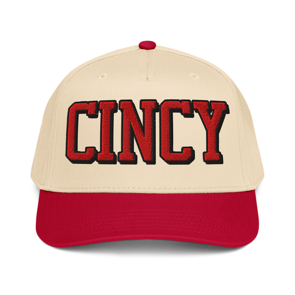 Cincy Gameday Block Red 5 panel cap