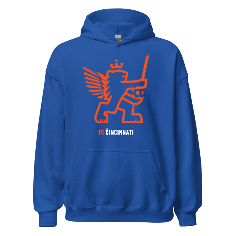 FC Cincinnati Retro Knifey Lion Basic Logo