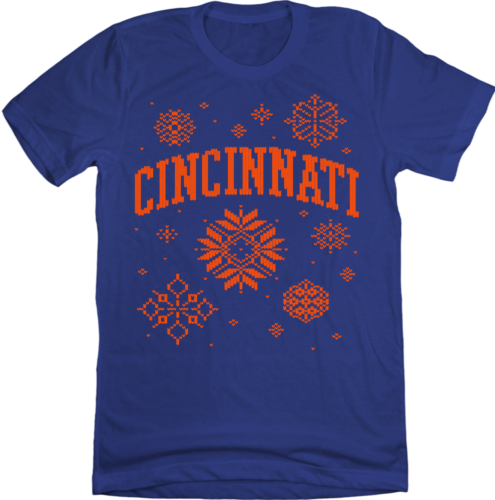 A Very Cincinnati Christmas Royal Tee