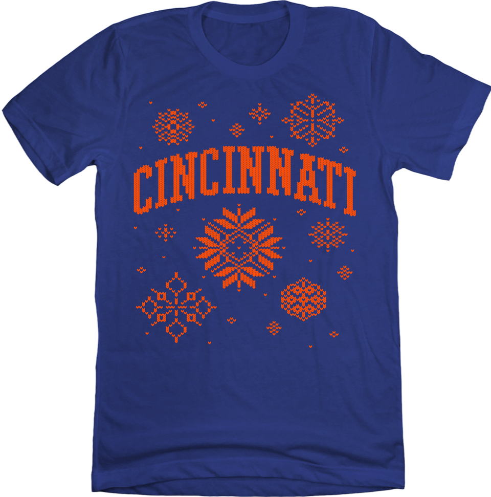 A Very Cincinnati Christmas Royal Tee