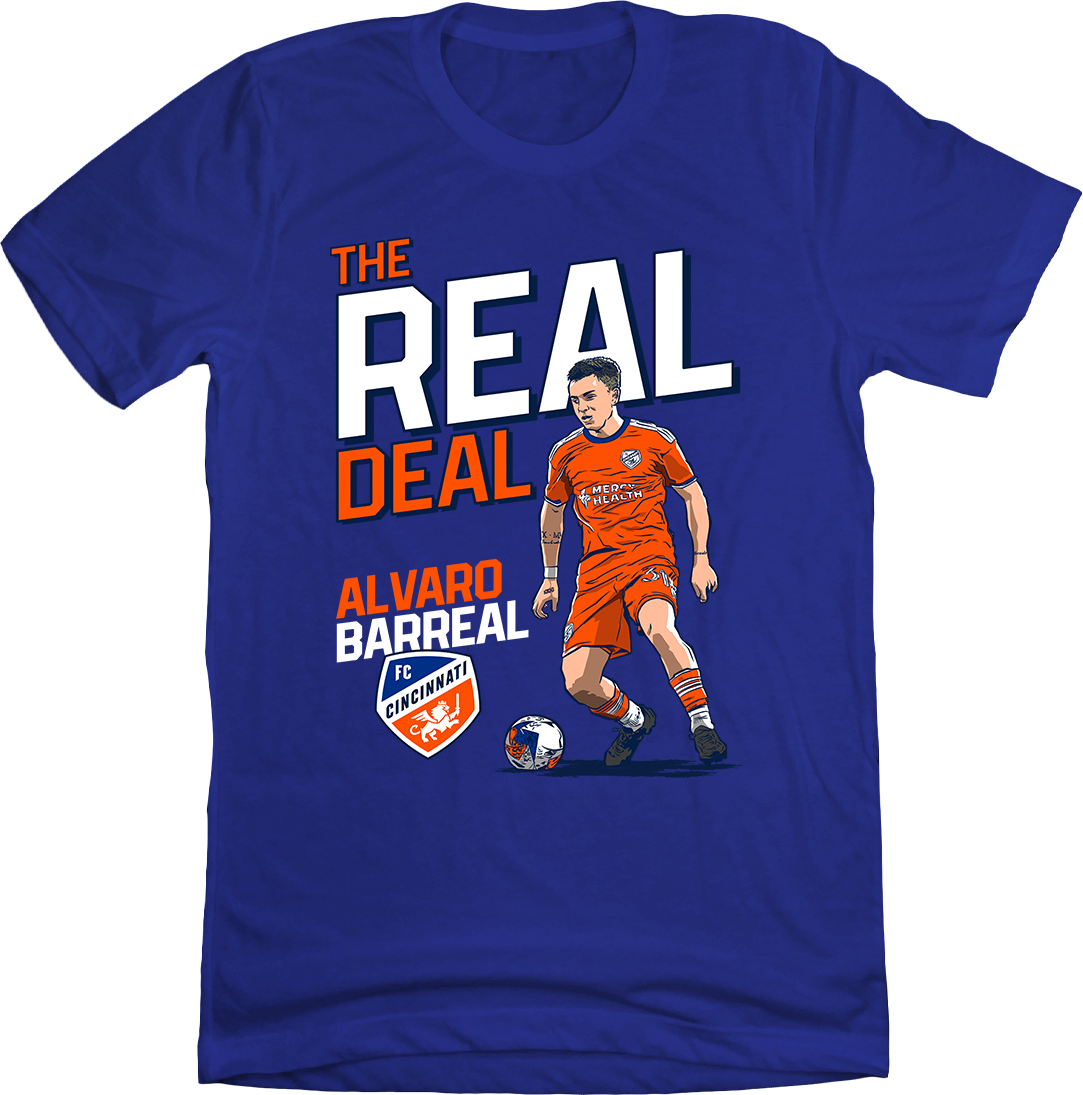 Lids FC Cincinnati Round Heavy T-Shirt - Blue