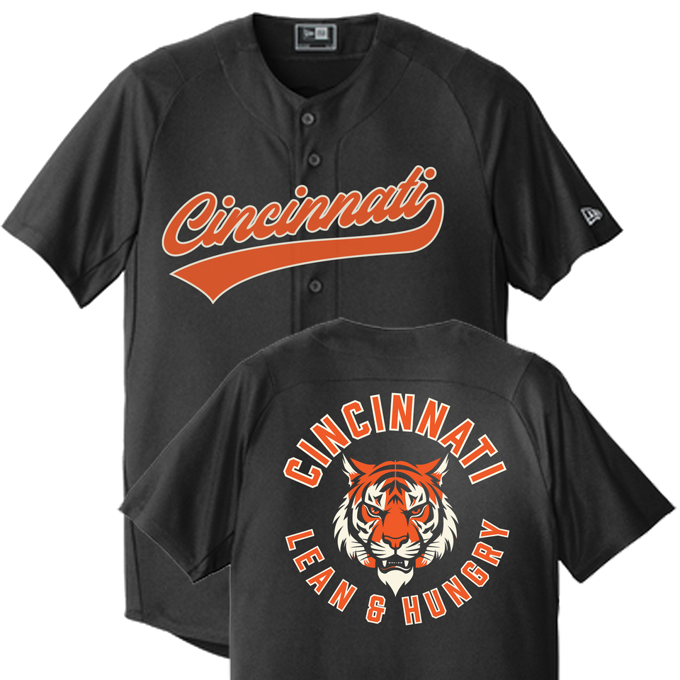 Cincinnati Football Baseball Jersey Lean and Hungry