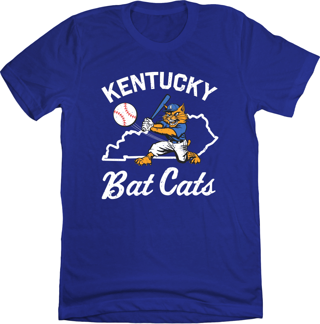Kentucky Bat Cats Baseball Tee